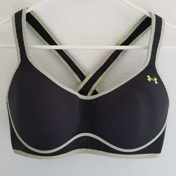 Under Armour Other - Under Armour Heat Gear High Impact Sports Bra 36C